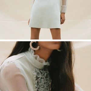 Zara Organza knit dress